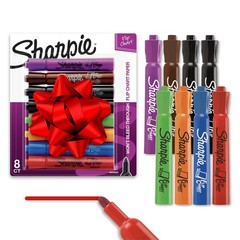 Sharpie Flip Chart Markers, Bullet Tip, 8 Count (Pack of 1), Assorted