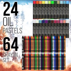 162-Piece Mega Wood Box Art Kit – Painting & Drawing Supplies for Adults