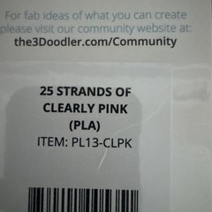 3doodler create Pla Strands Refil Clear Bundle Yellow Pink Stormy And A Mix