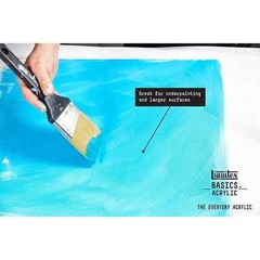 NEW ⭐️ Liquitex BASICS Acrylic Paint 4oz Cadmium Yellow Light Hue 1046-160