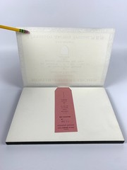 VTG Arches Watercolor Paper Movlin A Papier Block 7×10″ 25 Sheets 90lb Rough