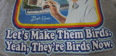 Bob Ross “Your Mistakes Are Birds Now” Art Shirt + 2 Joy Of Painting Books (S)