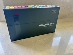 Alpha Design Marker 60 A Set Broad and Fine Tip Graphic cartoon