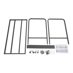 2 Tier Art Canvas Storage Rack with 4 Wheels Display Stand for Painting Board