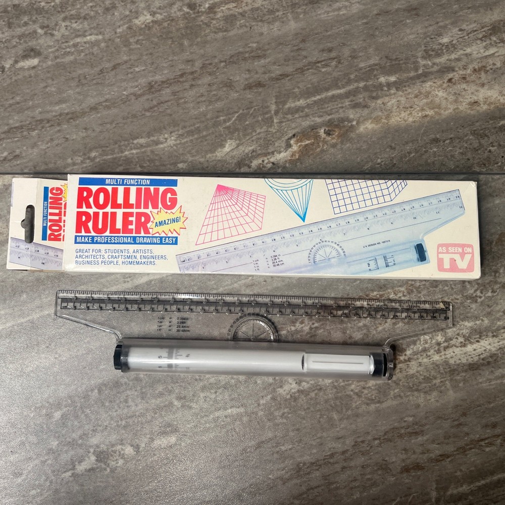Multi Function ROLLING RULER (As Seen On TV) for Students, Artists