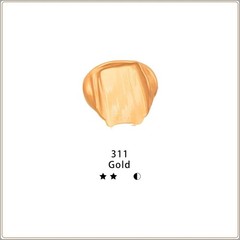 Versatile Gold Acrylic Pigment 4.05oz – Perfect for Canvas, Fabric, and More
