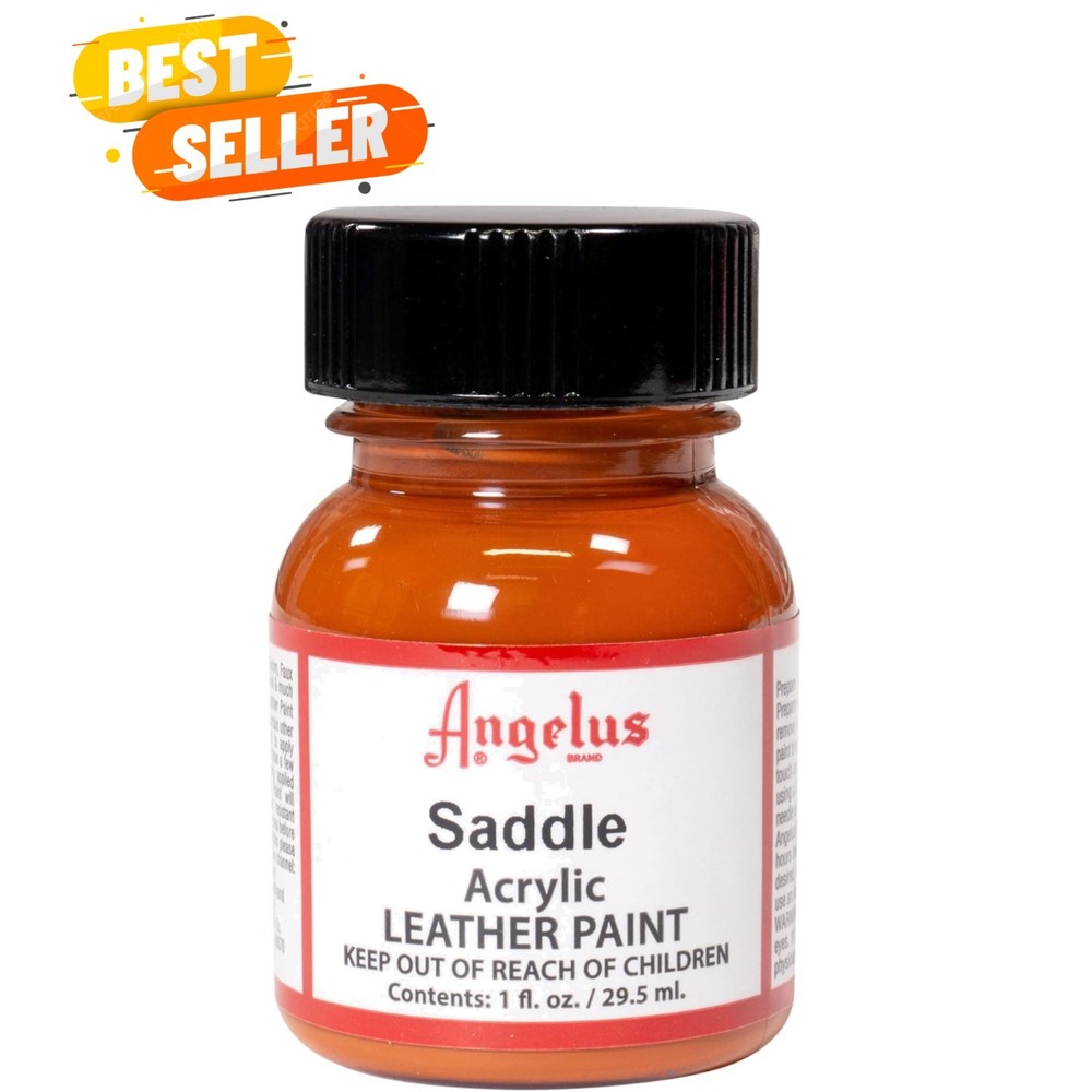 Acrylic Non-Toxic Leather Paint in Saddle – Transform Shoes & Furniture, 1 fl oz