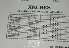 Arches Watercolour Cold Pressed 300Lb 100% Cotton 9”x12” 10 Sheets New Sealed