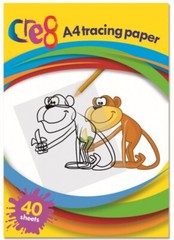 A4 Tracing Papers 40 Sheets – Pad Drafting Home School Office Quality Art Crafts