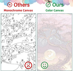 Paint by Numbers Kit for Adults, Tree of Life Painting by Numbers for Adults, Ac