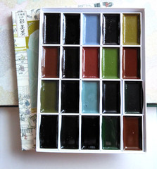 Saibiboku Kobaien Kissho traditional Japanese painting pigments 20 Colors New