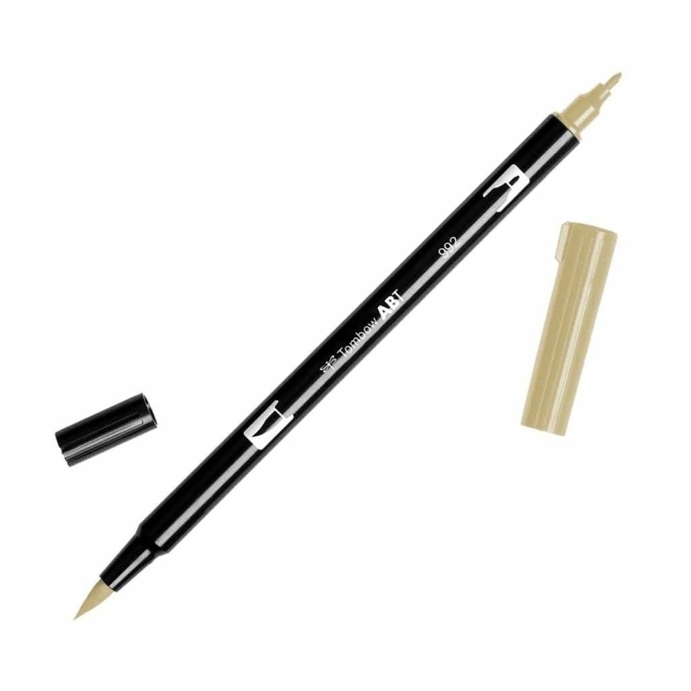 TOM56619 Dual Brush Pen Art Marker, 992 – Sand, 1-Pack