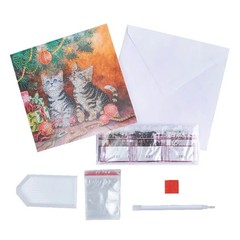 CraftBuddyUS CCK-XM136: “Magic of Christmas” Crystal Art Card 18x18cm