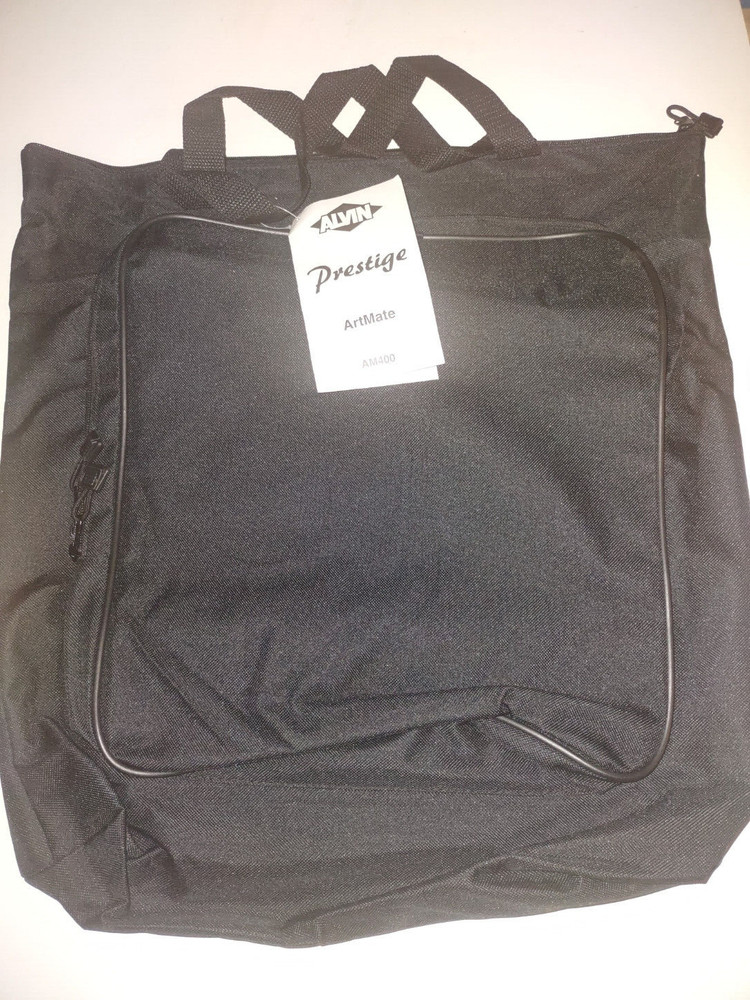 Alvin Prestige ArtMate Portfolio Case + Brush Holder 17″x18″x3.5″ Black #AM400