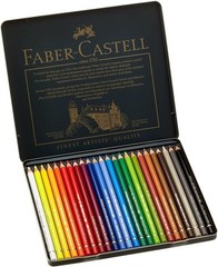 Faber-Castell Polychromos 24 Color Pencils Set