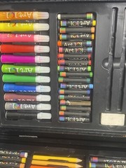 L@@k: Art 101 Wood Art Set 142-Piece. Awesome For A Beginner Artist Student