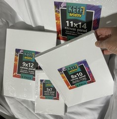 24-Pack 𝗣𝗥𝗘𝗠𝗜𝗨𝗠 Canvas for Painting, 6 of 5×7, 8×10, 9×12,11×14 Painting