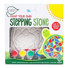 Creative Roots Mosaic Turtle DIY Stepping Stone Kit, Turtle, multicolor