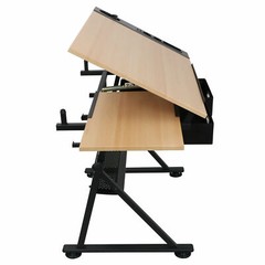 Adjustable Drawing Table Craft Draft Stage Platform W/ a Matched Premium Stool
