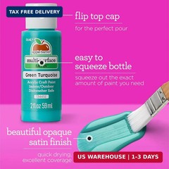 Apple Barrel Multi Surface Acrylic Paint, 2 Fl Oz (Pack of 1), Light Pink- (Pack