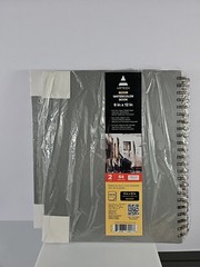 Watercolor Sketchbook, 2-Pack, 64 Pages Each, 9 x 12 Inches, Gray Hardcover, …