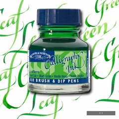 Winsor & Newton Designers Calligraphy Ink – Leaf Green – 30ml