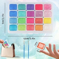 2pc Forestry Shifting Watercolor Set – Shimmer 0.8 Ounce (Pack of 4), no