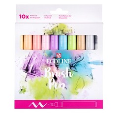Royal Talens Ecoline Brush Pen Pastel Set of 10