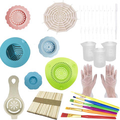 37 PCS Acrylic Pouring Art Supplies Kit Acrylic Pouring Strainers Set