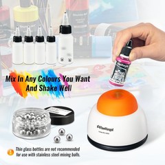 Vortex Mini 3000 Paint Shaker for Airbrush Acrylic Paint, Miniature Model Pai…