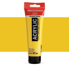 #268 Amsterdam Standard Series All Acrylic AZO YELLOW LIGHT 120 MI TUBE
