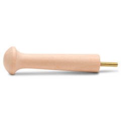 Wooden Shaker Pegs with Screw 3-1/2 inch, Unfinished, for Hanging |Woodpeckers