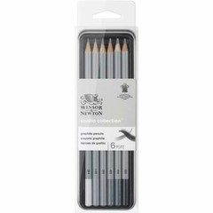 Winsor & Newton Studio Collection Graphite Pencil Tin 6/Pkg