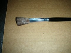 Weiler 41019 1/2″ Flat Marking 1-Stroke Paint Brush Ox Hair 1″ Trim Black Round