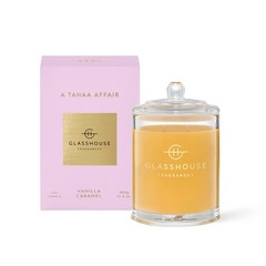 Glasshouse Fragrances A Tahaa Affair Candle, Triple Scented 380g, Green