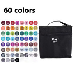 24-80 Colors Double Headed Oily Art Marker Pen Set for Draw Sketching Oily Tip B