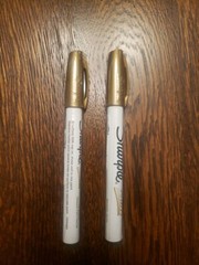 Sharpie Oil-Based Paint Marker, Gold Fine Point 2 Markers New Sealed