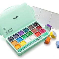 Gouache Paints Set, 18 Colors, 30g, jelly gouache paint set, Non Toxic Paint …