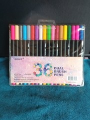 Dual Markers Brush Pens 36 Fine Point Art Marker Double Tip Colored Pen for A…