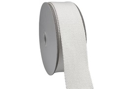 White Cotton Webbing Straps 1.5 inch for Sewing 10 Yards 1-1/2 inch Flat Heav…