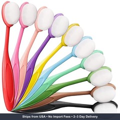 10 PCS Ink Blending Brushes for Card Making Supplies, Color Coded Handles Blende