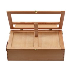 Adjustable Beech Wood Tabletop Easel with 3 Drawers & Storage