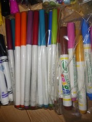 Assorted Marker Bundle – Mixed Colors & Types – Craft / Art Supplies