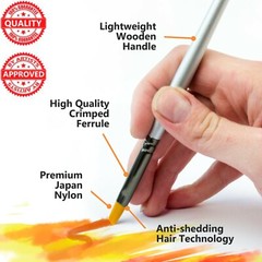 Art Paint Brushes for Acrylic Painting Watercolor Oil – Body Face Paint Brushes