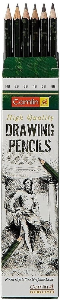 Camlin Kokuyo Drawing Pencil – Pack of 6 e183