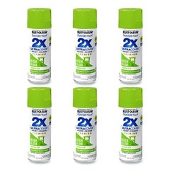 Rust-Oleum 2X Ultra Cover Spray Paint, High Gloss Tropical Leaf, 12 oz Can, 6/CT