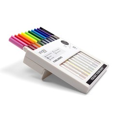 Yoobi Evolve 10pk Fineliner Pen Brights See-Through, Teacher Supplies