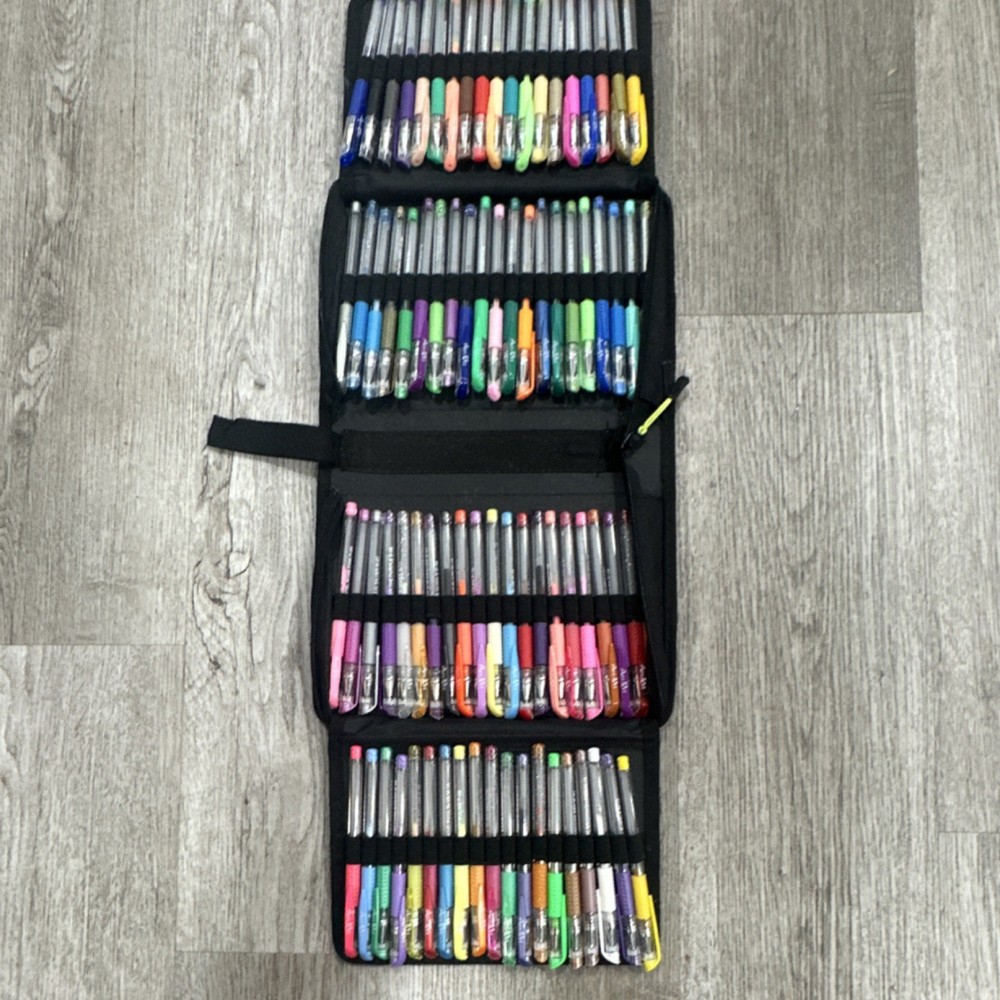 Aen Art Multicolor Gel Pen Set with Case