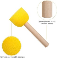 Juego de cepillos de esponjas redondas de 30 piezas cepillos de esponja redondos