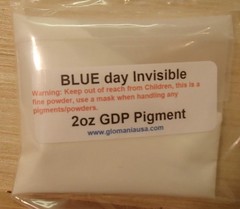 Glow in the Dark BLUE Pigment Powder 2oz, Day Invisible, Resin